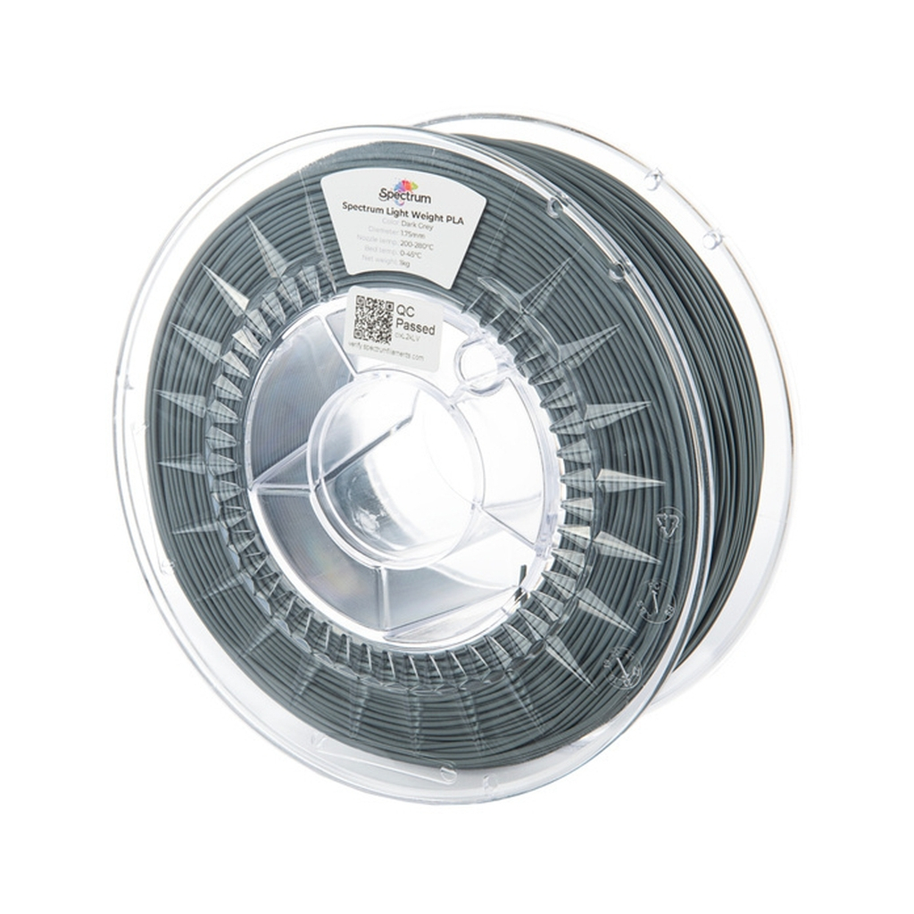 Пластик для 3D-принтера Spectrum LW-PLA UltraFoam 1.75mm 0.75kg Grey, Dark (81001)