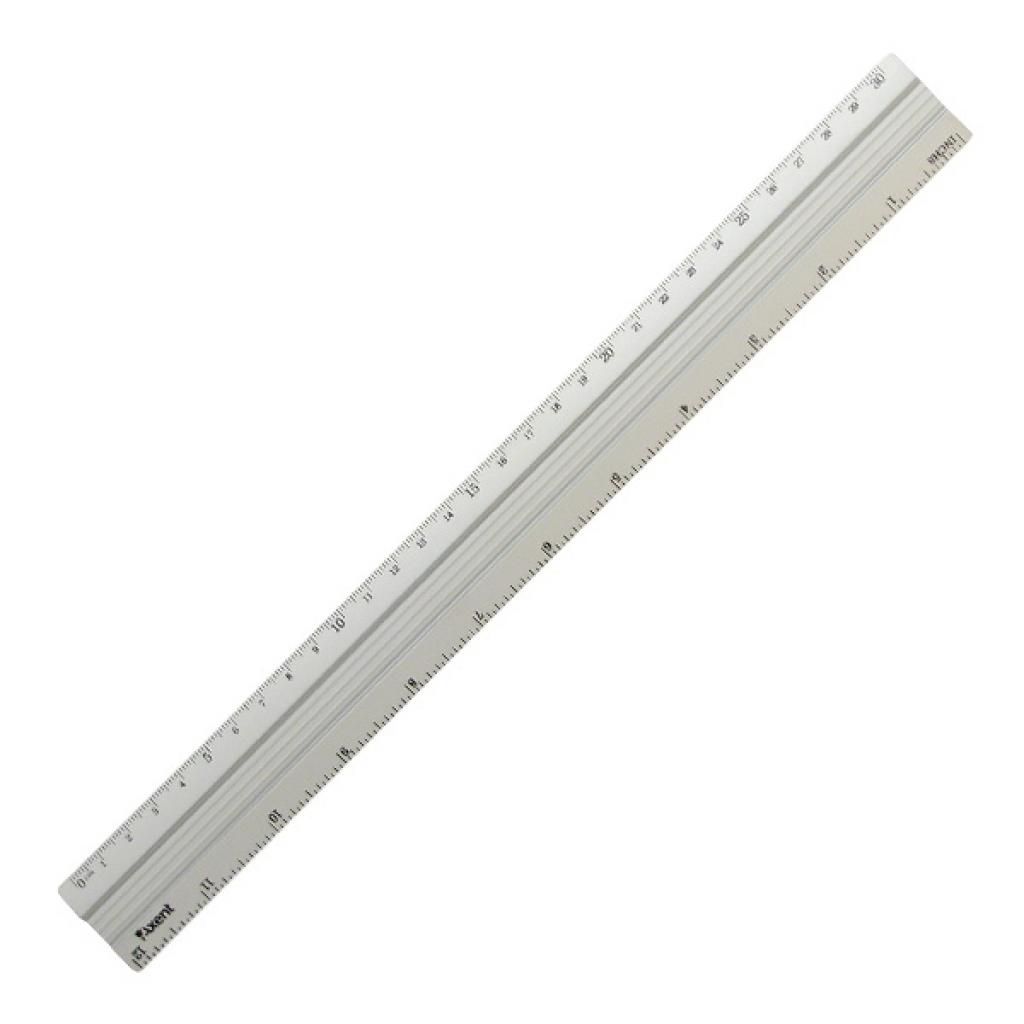 Лінійка Axent aluminum, 30cm, grey (7430-А) Лінійка Axent aluminum, 30cm, grey (7430-А)