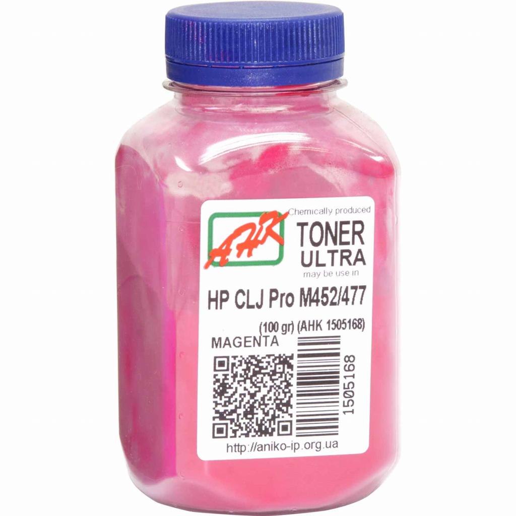 Тонер HP CLJ Pro M452/477, 100г Magenta ULTRA COLOR AHK (1505168) Тонер HP CLJ Pro M452/477, 100г Magenta ULTRA COLOR AHK (1505168)