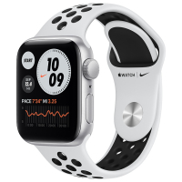 Смарт-годинник Apple Watch Nike SE GPS, 40mm Silver Aluminium Case with Pure Plat (MYYD2UL/A)