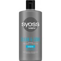Шампунь Syoss Men Clean & Cool з Ментолом 440 мл (9000101277197)