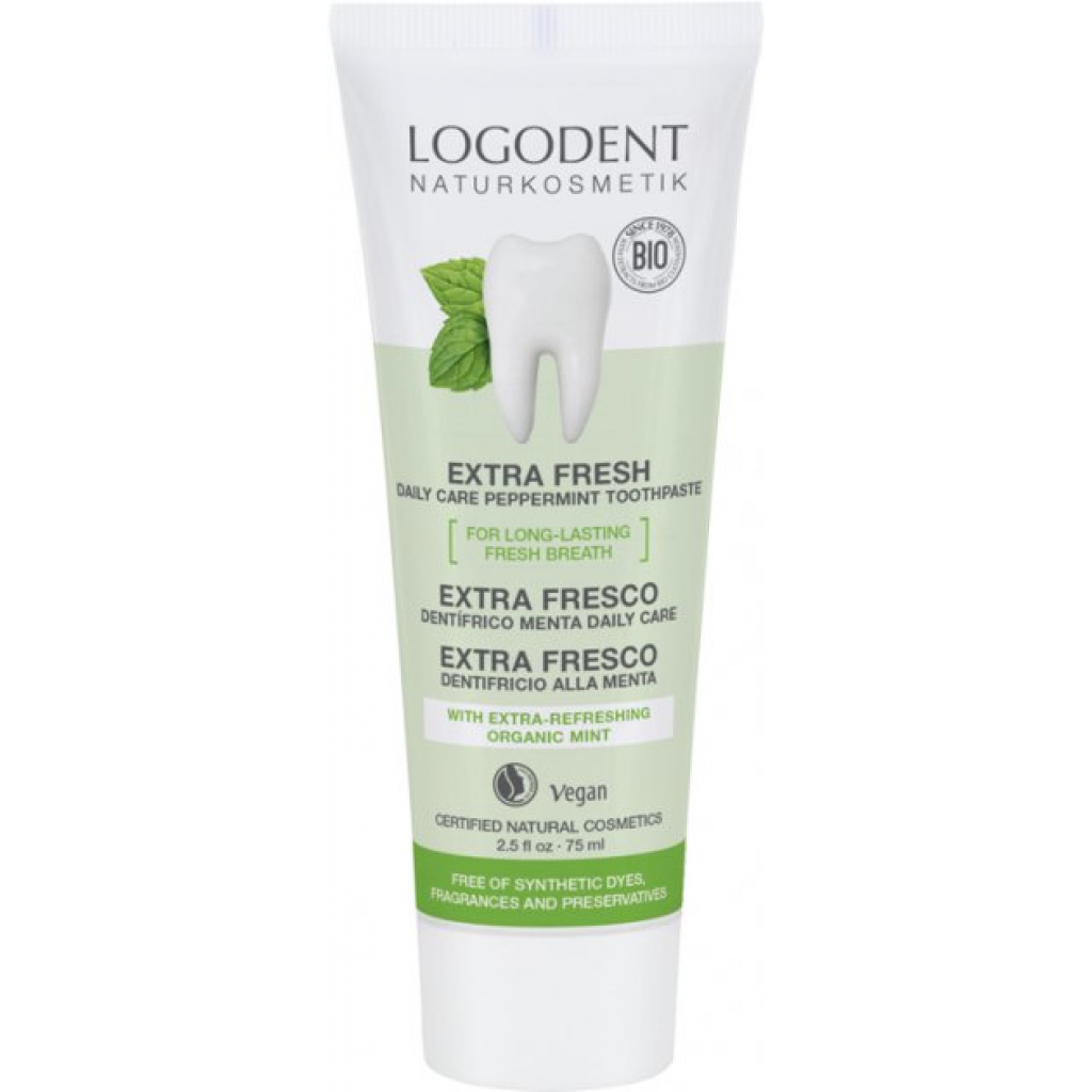 Зубна паста Logona Освіжаюча М'ята 75 мл (4017645017252)
