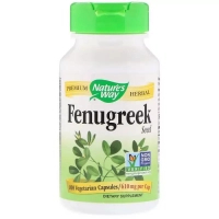 Nature's Way Herbs Fenugreek Seed, 610 mg, 100 Capsules (NWY-12800)