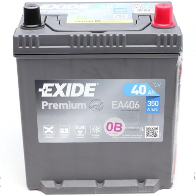 Акумулятор автомобільний EXIDE PREMIUM 40A (EA406)