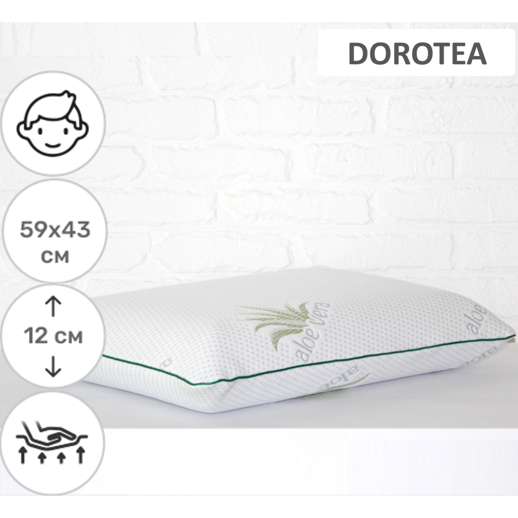 Подушка MirSon ортопедична 6059 Green nature Dorotea Men 59х43х12 (2200003261844) Подушка MirSon ортопедична 6059 Green nature Dorotea Men 59х43х12 (2200003261844)