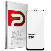 Скло захисне Armorstandart Full Glue Motorola E20 Black (ARM65480)