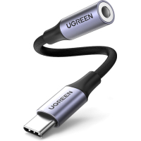 Перехідник USB-C to 3.5mm M/F 0.10m AV161 Ugreen (80154)