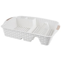 Сушарка для посуду Violet House 0757 Ротанг White (0757 Роттанг WHITE сушка д/пос.4)