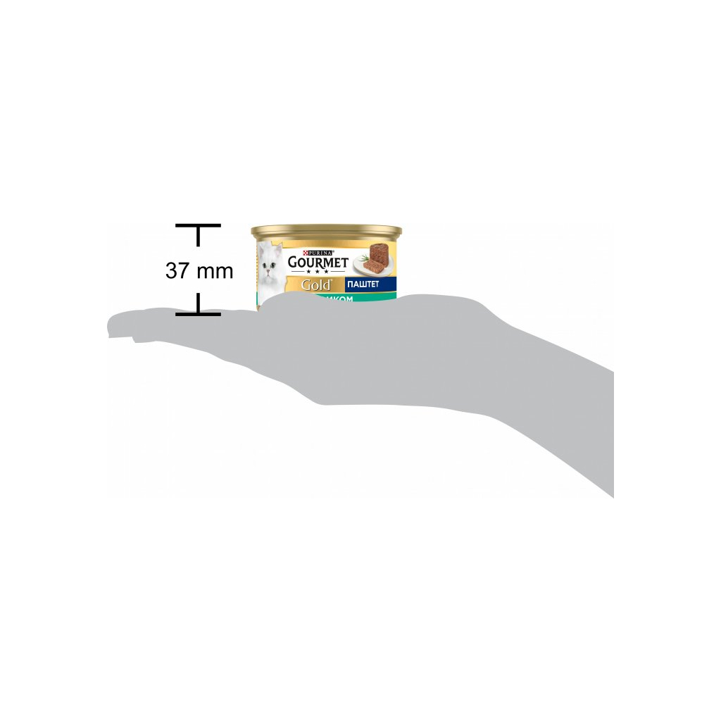 Паштет для котів Purina Gourmet Gold. З кроликом 85 г (7613033728747)