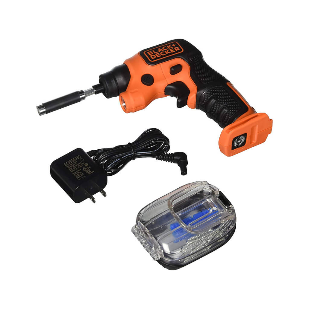 Викрутка акумуляторна Black&Decker 3.6 Li-Ion, 180 об/хв, реверс, підсвічування, 0.4 кг (BDCSFS30C)