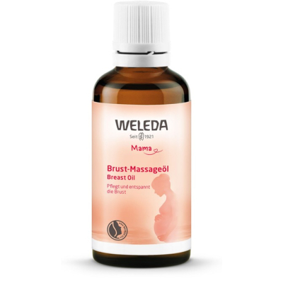 Косметика для мам Weleda Олія для грудей в період лактації 50 мл (4001638095099)