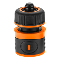 Neo Tools Hose Connector for 1/2" Hose with Aquastop, Two-Piece (15-721)
