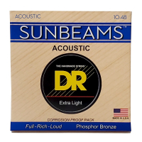 Струни для гітари DR Strings SUNBEAM Acoustic Phosphor Bronze - Extra Light (10-48) (RCA-10)