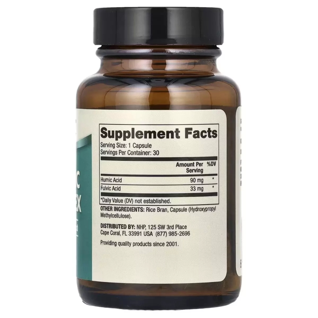 Вітамінно-мінеральний комплекс Dr. Mercola Комплекс гумінових фульвокислот, Humic Fulvic Acid Complex, 30 кап (MCL-21365)