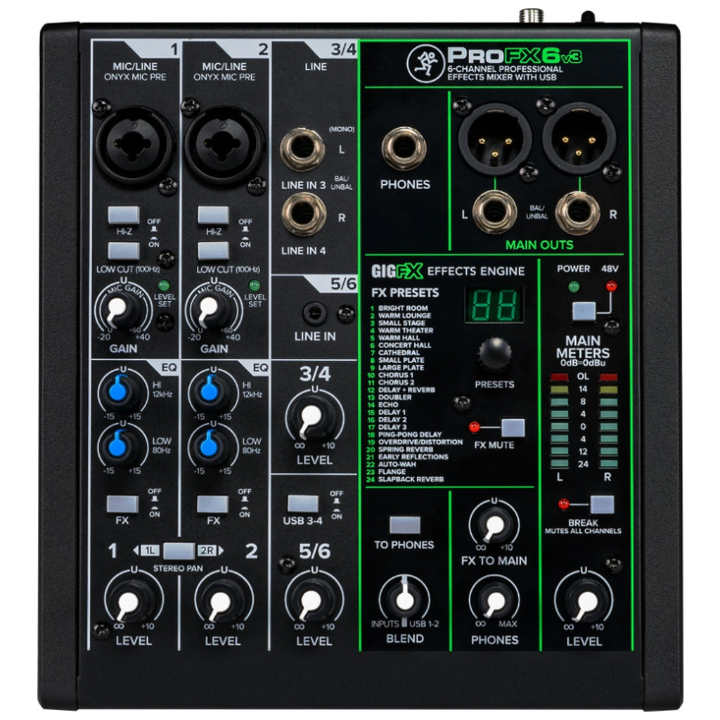 Мікшерний пульт Mackie PROFX6V3 (229432)