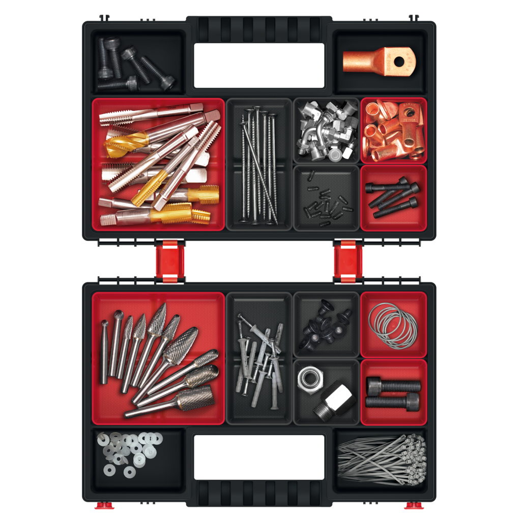 Ящик для інструментів Kistenberg органайзер 11", 287*186*100, NORB DUO, KNOS302010B (KNOS302010B)