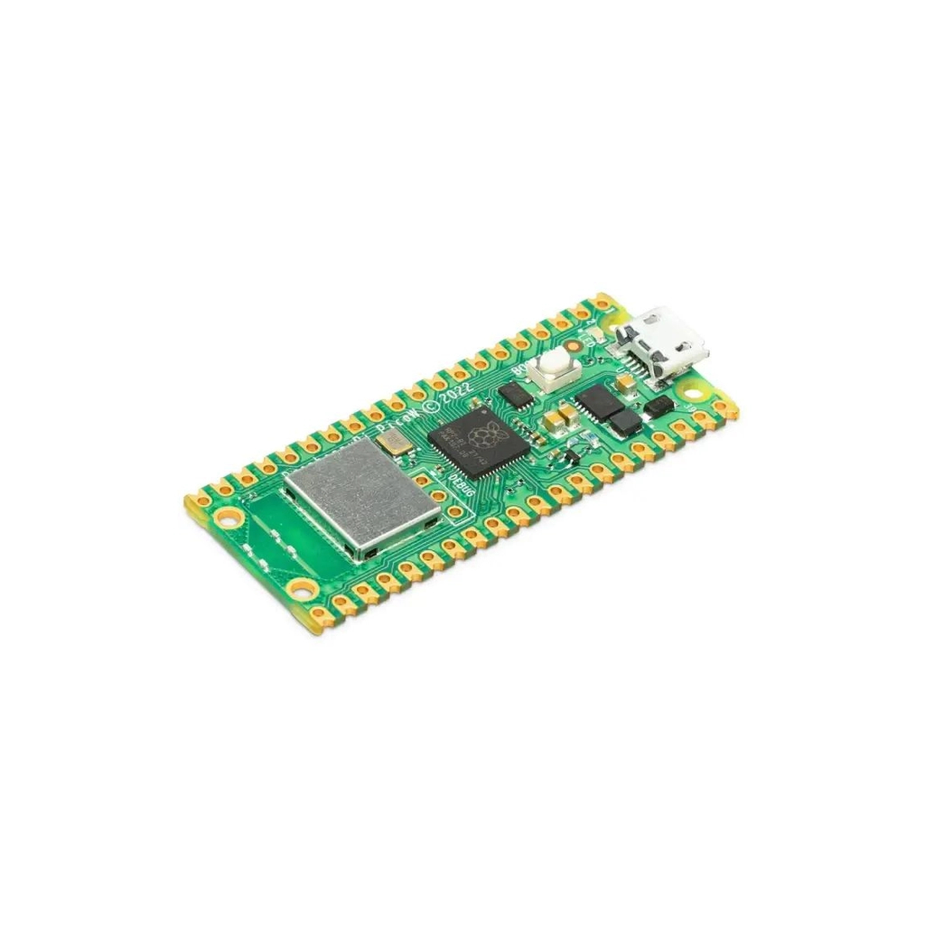Додаткове обладнання для Мікро ПК Raspberry Pi Мікроконтролер Raspberry Pi Pico W (SC0918) (SC0918)