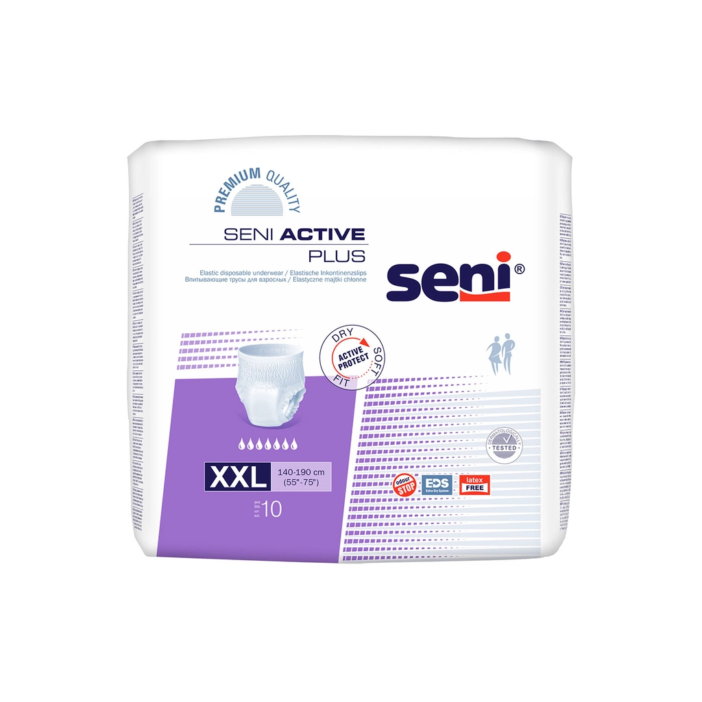 Підгузки для дорослих Seni Active Plus XX Large труси 140-190 см 10 шn (5900516801588)