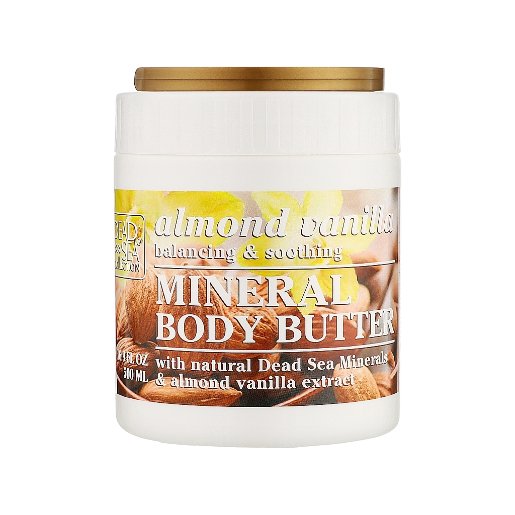 Олія для тіла Dead Sea Collection З мигдально-ванільним екстрактом та мінералами Мертвого моря 500 мл (7290107425742)