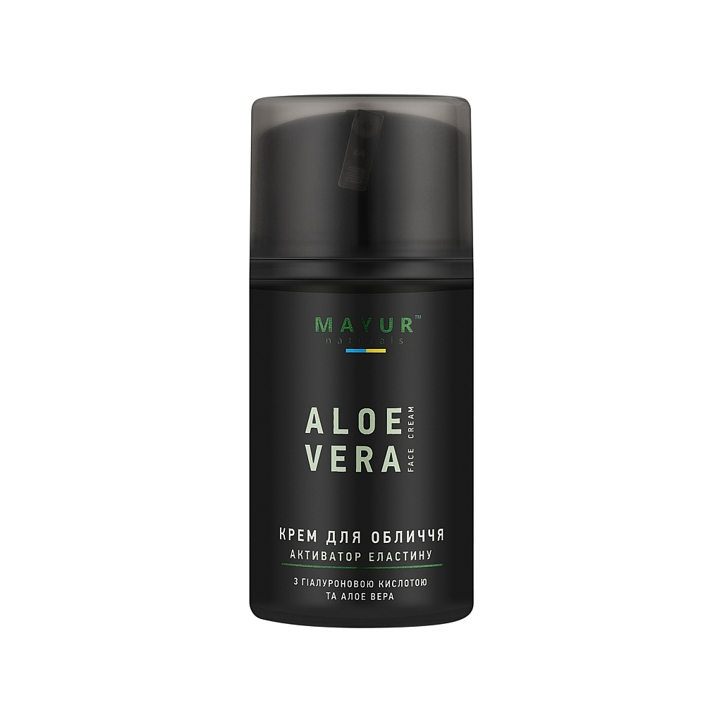 Крем для обличчя Mayur Активатор еластину З гіалуроновою кислотою та алое вера 50 мл (4820230954043)