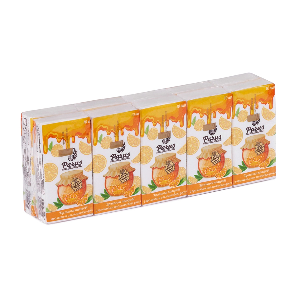Серветки косметичні Parus Абрикос 2 шари 10 шт. х 10 пачок (4820044170189) Серветки косметичні Parus Абрикос 2 шари 10 шт. х 10 пачок (4820044170189)