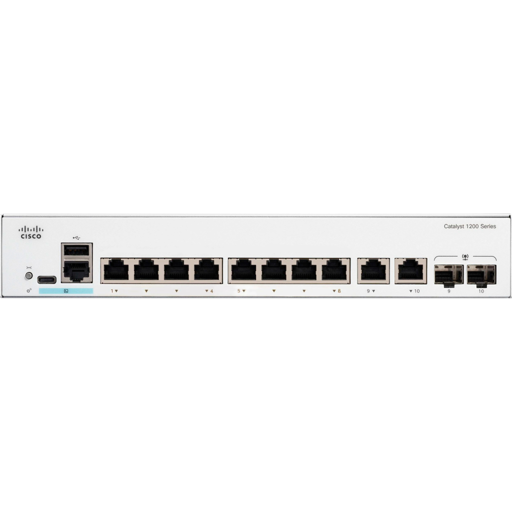 Комутатор мережевий Cisco C1200-8T-E-2G Комутатор мережевий Cisco C1200-8T-E-2G