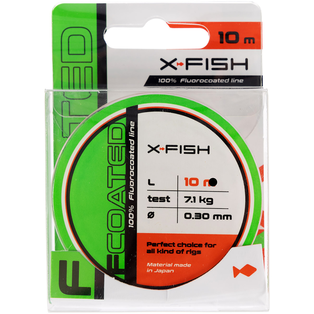 Флюорокарбон X-Fish FCoated 10m 0.30mm 7.1kg (1917.01.28)