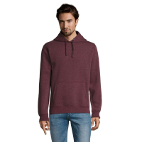 Hoodie Sol's Spencer maroon melange XS (02991148XS)