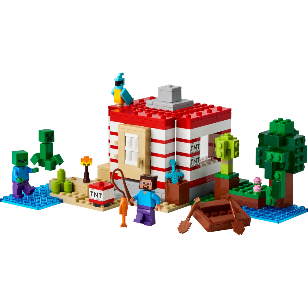 Конструктор LEGO Minecraft Будинок із вибухівки в джунглях (21275)