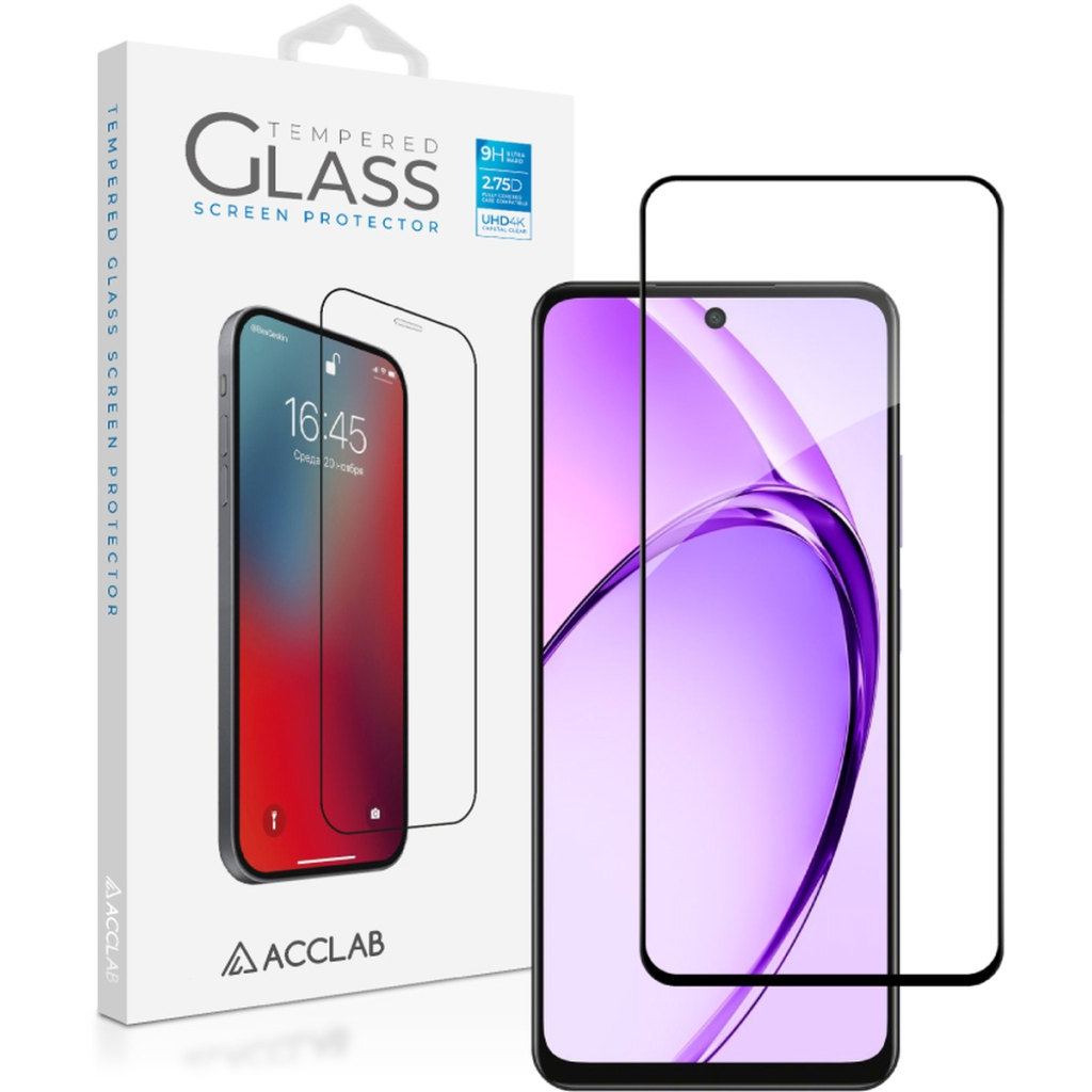 Скло захисне ACCLAB Full Glue Oppo A3 5G Black (1283126598876)