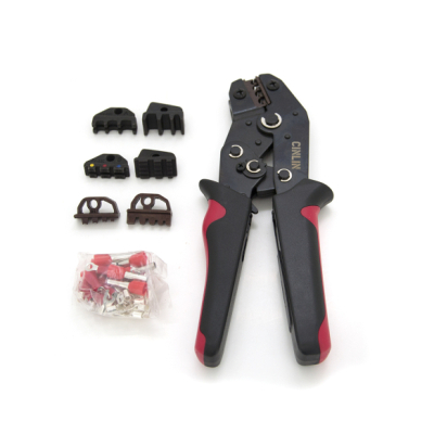 Затиск для клем CINLINELE Black-red + насадки 06 -0.5-6mm2, 02С -0.5-2.5mm2, 16WF -6-16mm2 (Cinlin-06-02C-16WF)