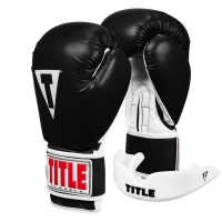 Boxing gloves Title Classic Pro Style 3.0 Black/White 12 oz (CVVTG3 12 BK/WH)
