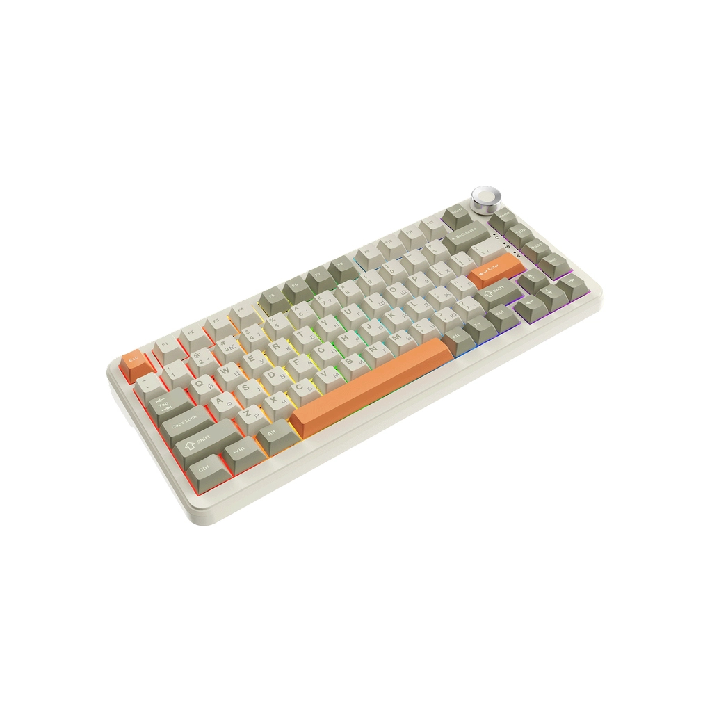 Клавіатура Ajazz AK820 MAX Flying Fish Switch RGB Wireless/Bluetooth/USB Beige (AK820MAX-FF-R) Клавіатура Ajazz AK820 MAX Flying Fish Switch RGB Wireless/Bluetooth/USB Beige (AK820MAX-FF-R)