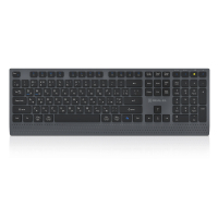 Клавіатура REAL-EL RK-715W Wireless/Bluetooth Black/Gray (EL123100051)