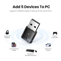 Bluetooth-адаптер Ugreen CM390 USB Bluetooth 5.0 Adapter (80889)