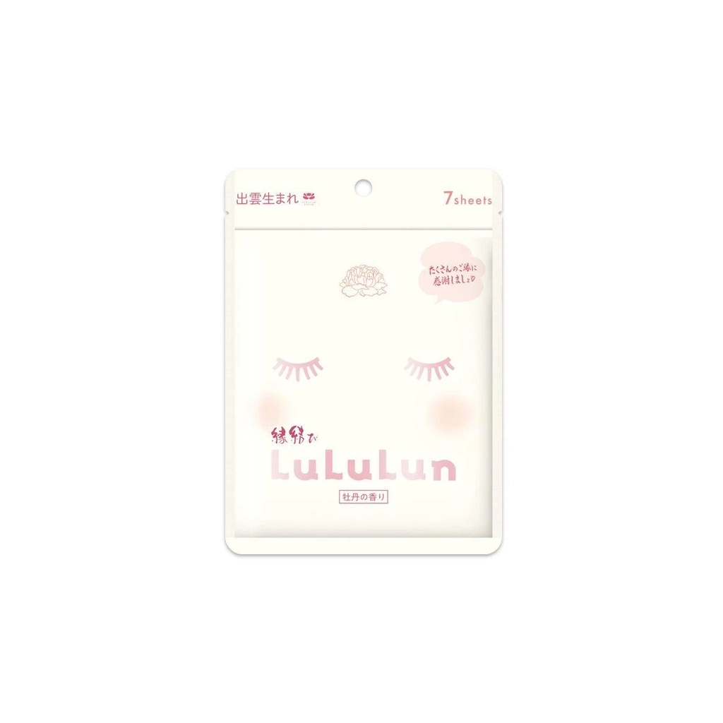 Маска для обличчя Lululun Face Mask Shimane Peony Омолоджуюча З коіксом та півонією 7 шт х 5 уп (4582305069976)