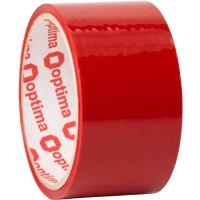 Tape Optima 48 mm x 30 m, red (O45304-03)