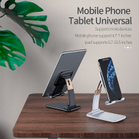 Підставка до планшета та телефона Knight Foldable Desk Mobile Phone Holder Stand (Plastic) Black Essager (EZJZM-QSSJ01)