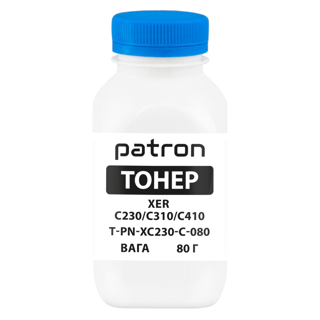 Тонер XER C230/C310/C410, 80 г, Cyan Patron (PN-XC230-C-080)