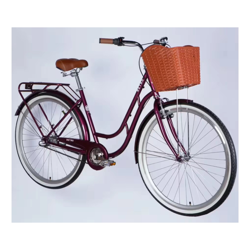 Велосипед Dorozhnik 28" RETRO PH рама-19" ST 2026 малиновий (OPS-D-28-552) Велосипед Dorozhnik 28" RETRO PH рама-19" ST 2026 малиновий (OPS-D-28-552)