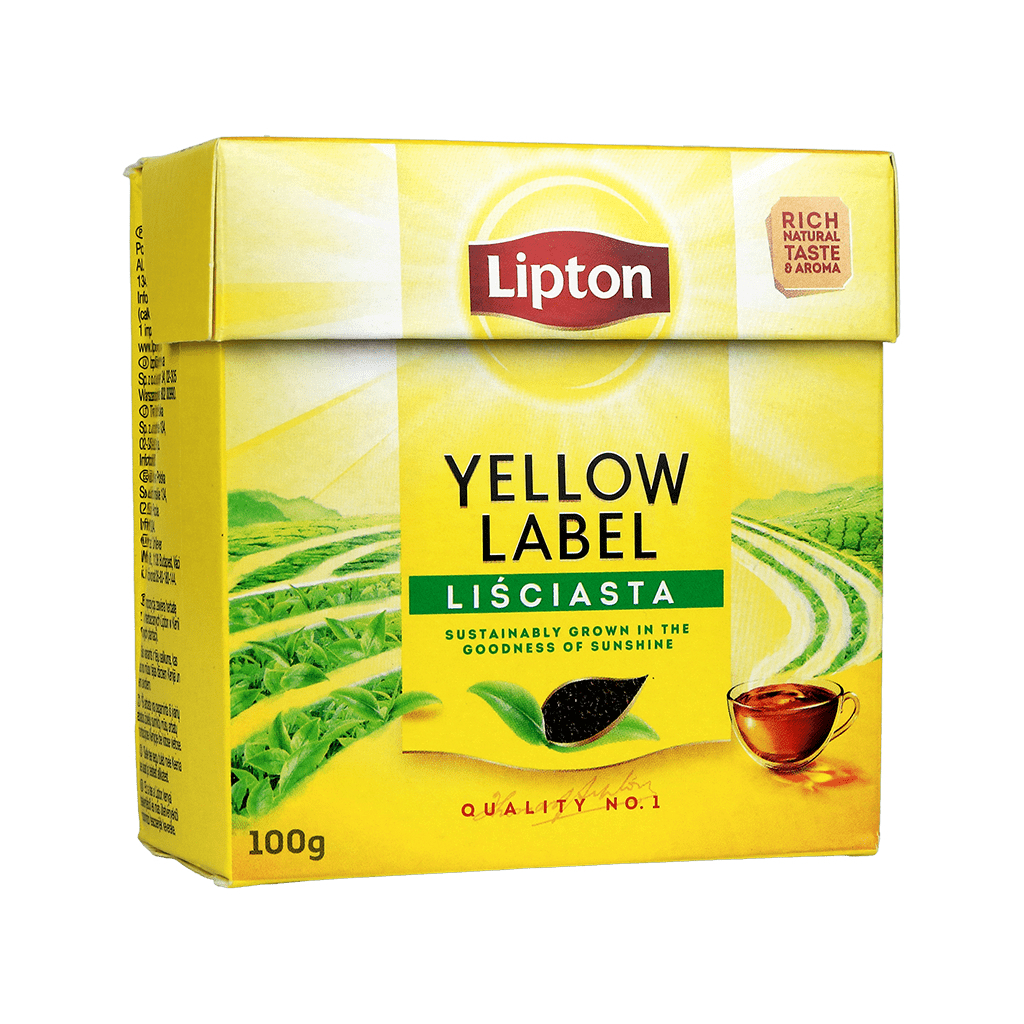 Чай Lipton Yellow Label листовий 100 г (5063270108482)