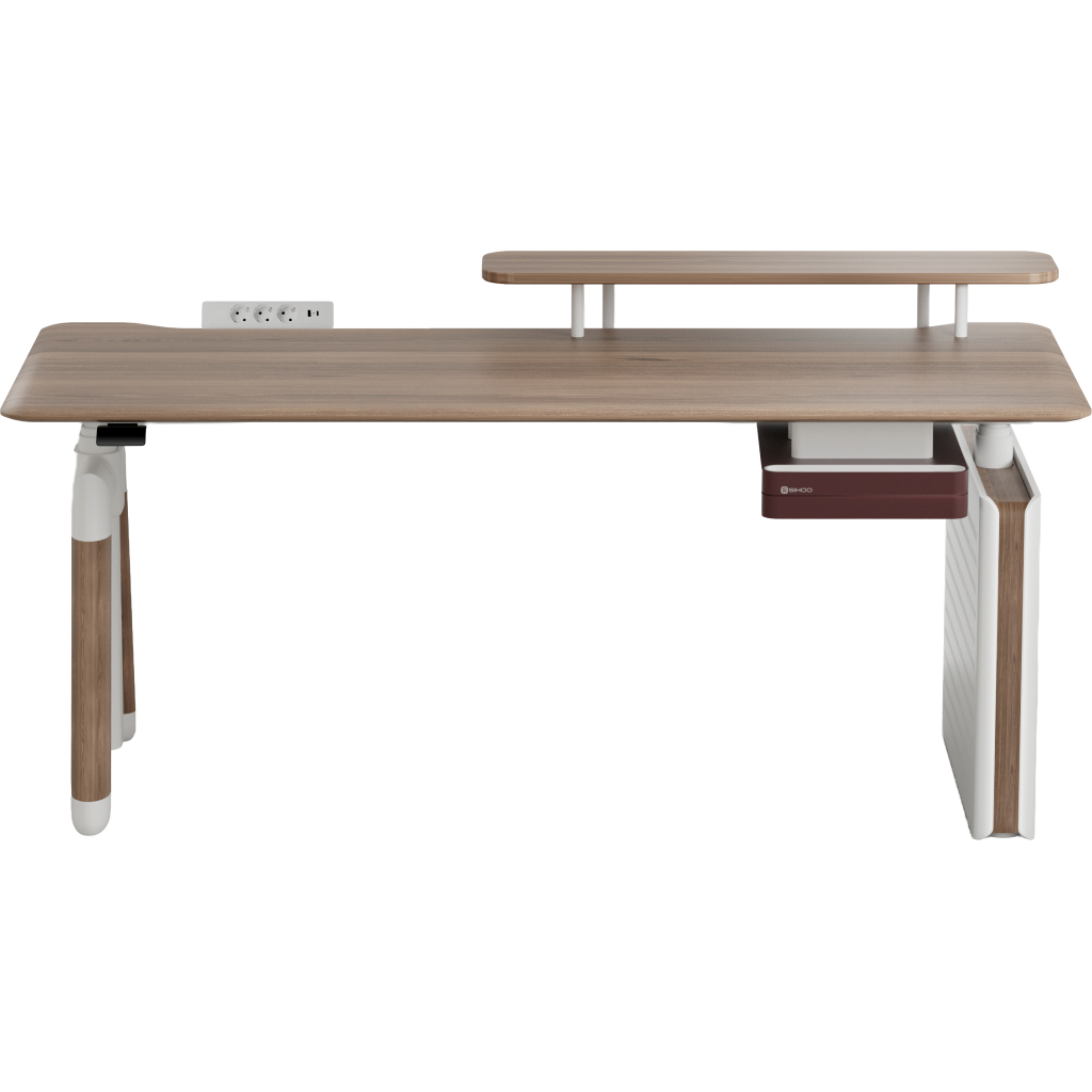 Комп'ютерний стіл Sihoo з електрорегулюванням висоти D07 1.6m Maple/White (D07B-102/D07J-102-AB)