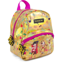 Children's backpack Perletti Rainbow High, golden color (P13283)