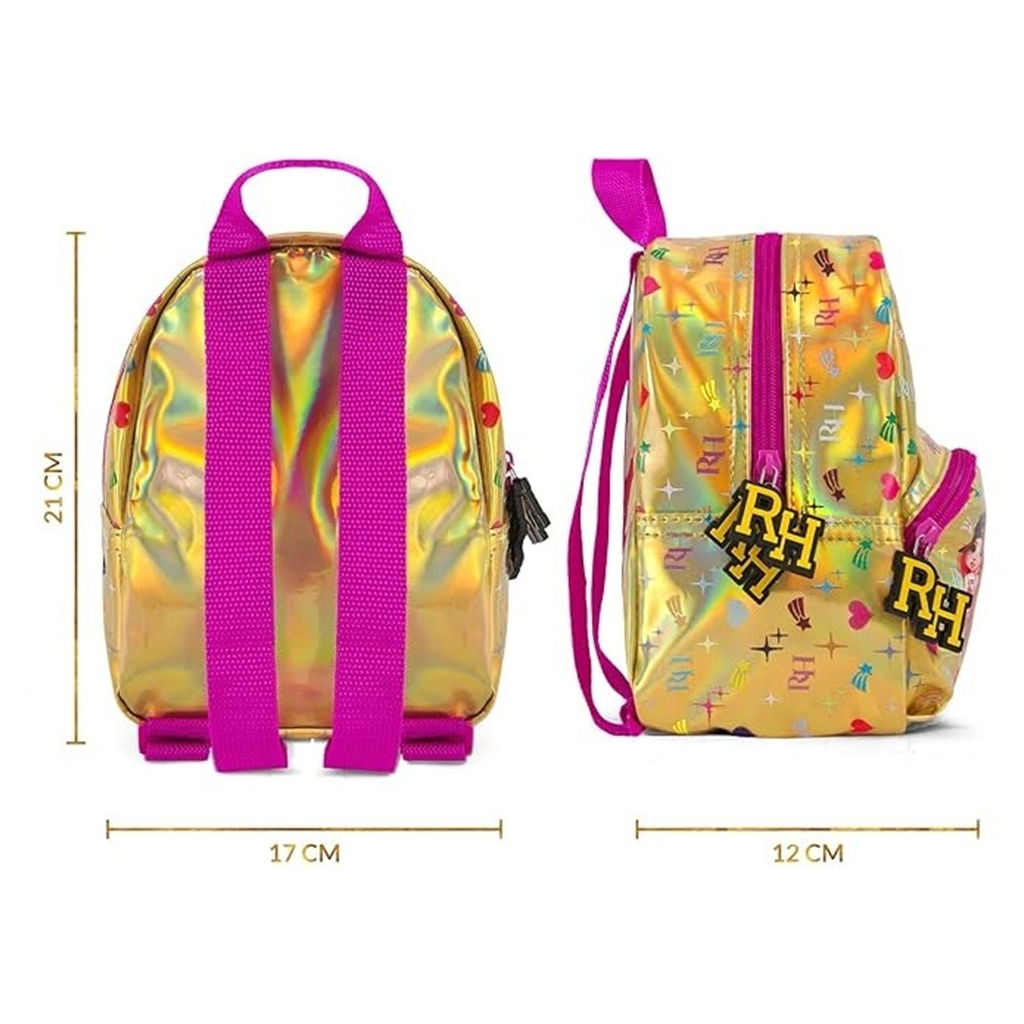 Рюкзак дитячий Perletti Rainbow High, к-р золотистий (P13283)