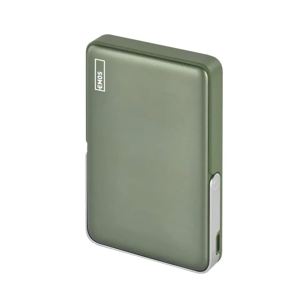 Повербанк EMOS 10000mAh, MagSafe, 20W, green (B0552AG)
