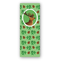 Bookmarks for books by Lyutsink "Animals. Deer" 1 pc. (LK000000192) (2000000000192)