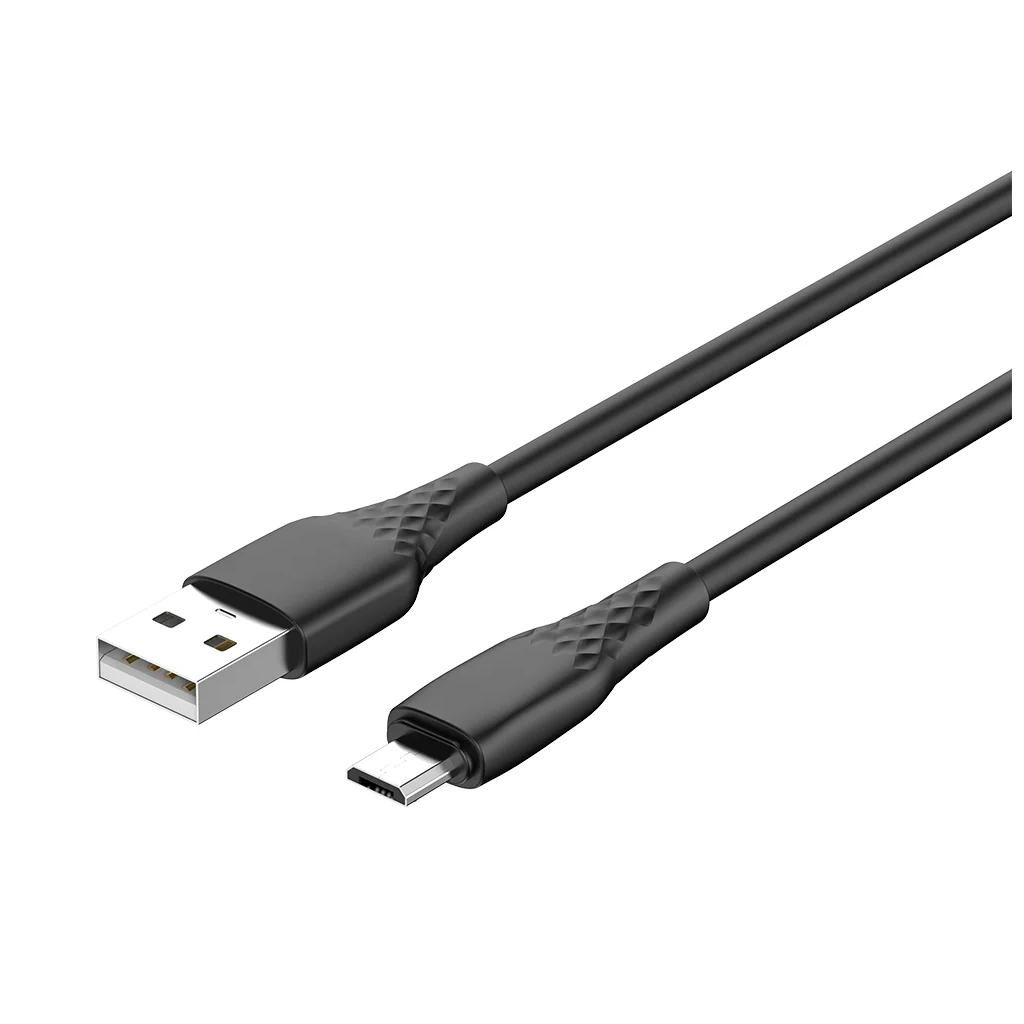 Дата кабель USB 2.0 AM to Micro 5P 1.0m 3A textured PVC black ColorWay (CW-CBUM094-BK) Дата кабель USB 2.0 AM to Micro 5P 1.0m 3A textured PVC black ColorWay (CW-CBUM094-BK)