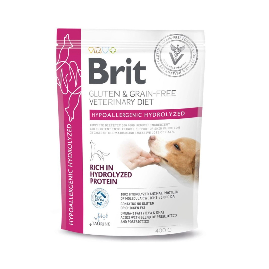 Сухий корм для собак Brit GF VetDiets Hypoallergenic Hydrolyzed 400 г (8595602573585) Сухий корм для собак Brit GF VetDiets Hypoallergenic Hydrolyzed 400 г (8595602573585)