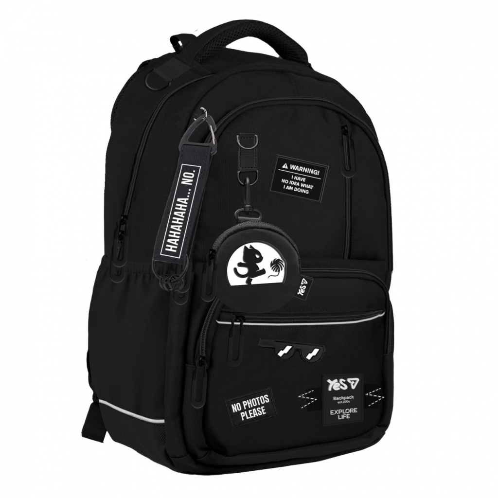 Рюкзак шкільний Yes Black Cat TS-50L (550374) Рюкзак шкільний Yes Black Cat TS-50L (550374)