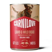 Canned food for dogs Carnilove Lamb & Wild Boar 400 g (8595602582822)
